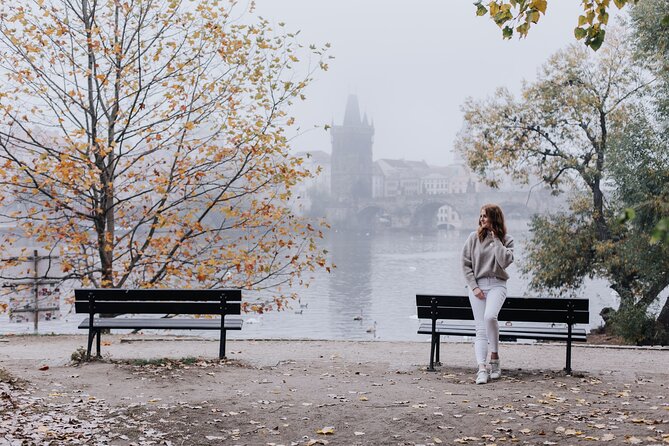 Prague Photo Walk Tour (Family, Couple, Solo) - Franz Kafka Museum park and the Charles Bridge backdrop