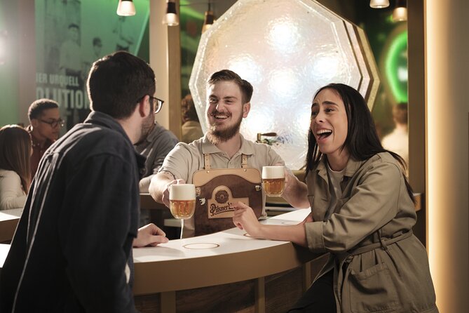 Prague Pilsner Urquell Experience with 3 Free Beer Tastings - The shop is useful, but watch the prices