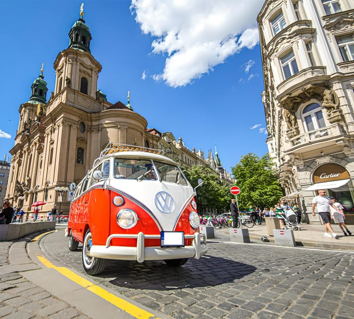 Prague: Private Sightseeing Tour in original VW Samba bus - Choosing between 40 minutes and 1.5 hours