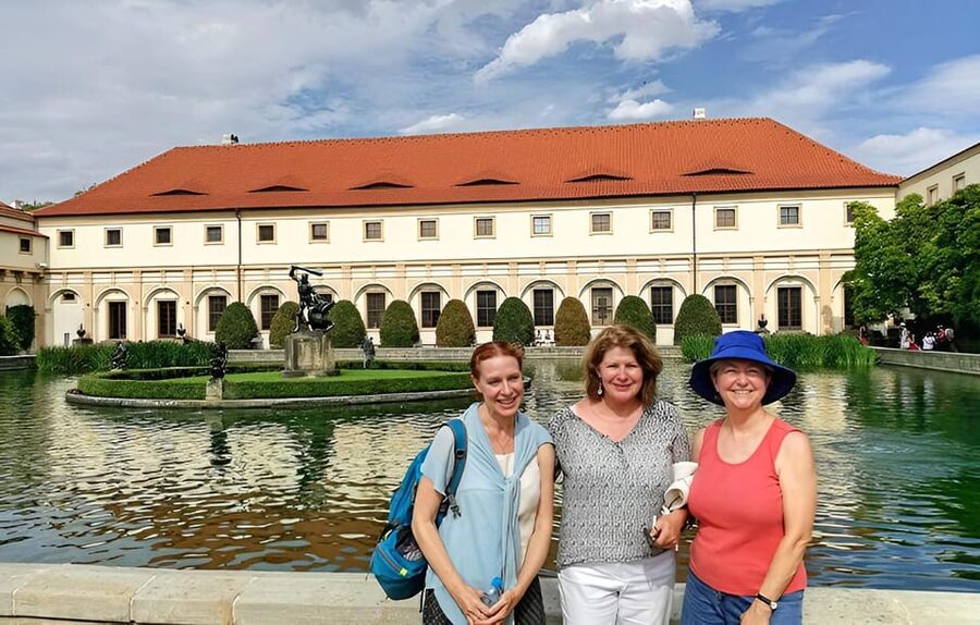 Prague Renaissance and Baroque Gardens Walking Tour - Terraced gardens beneath Prague Castle