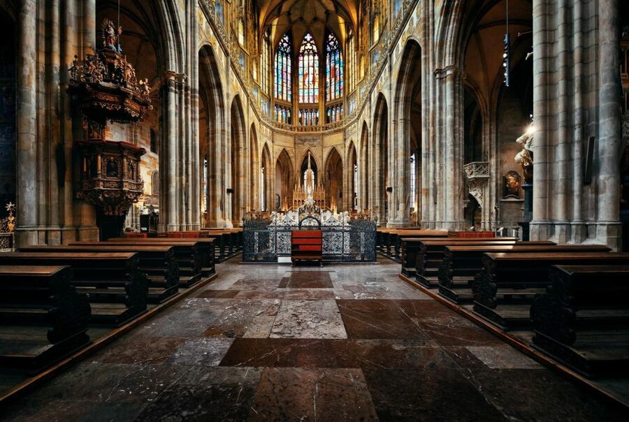 Prague Royal Castle, St Vitus, Golden Lane Tour with Tickets - What the three-hour tour adds at St George’s Basilica