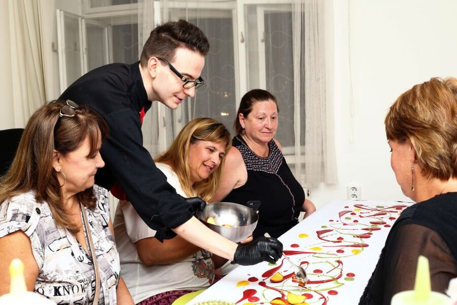 Prague: Savor 10 Course Dinner in Chef’s Kitchen - Fish and meat bring more weight to the meal