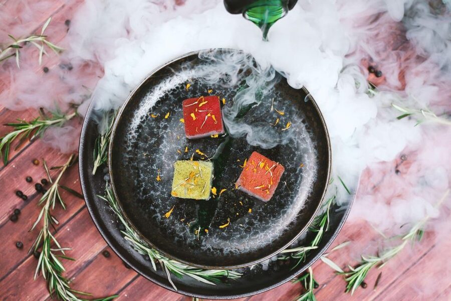 Prague: Savor 10 Course Dinner in Chef’s Kitchen - The edible painting is the evening’s big finish