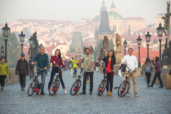 Prague Segway & E-Scooter Grand City Tour - Lennon Wall, Charles Bridge, and the riverfront finish