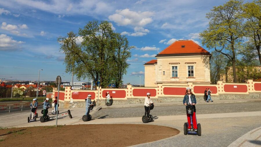 Prague: Segway Sightseeing Live-Guided Tour - Prague Castle views without the usual crush