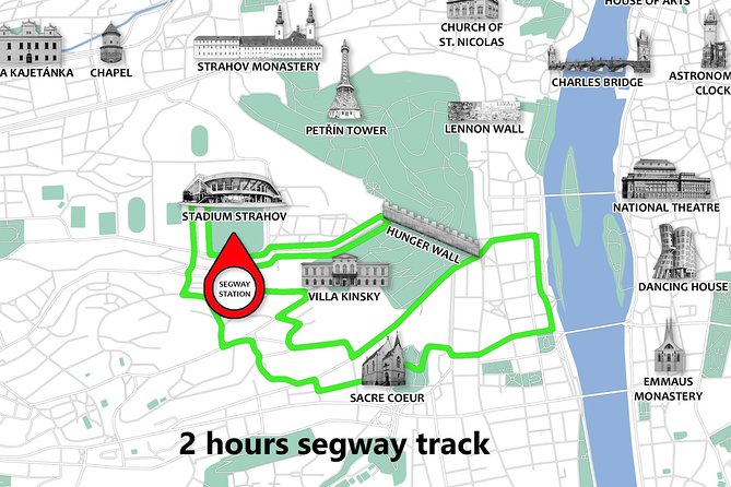 Prague Segway Tour with A Local Guide & Hotel Pick Up - Choosing between 90 minutes, two hours, and three hours