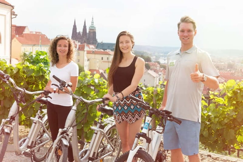 Prague: Small Group or Private E-Bike City Tour - Starting from Na Poříčí and crossing toward Letná
