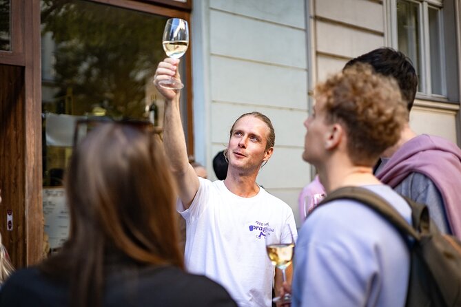 Prague Snack & Stroll: Private Food Tour with Your Local Buddy - Štvanická lávka adds a modern view of Prague