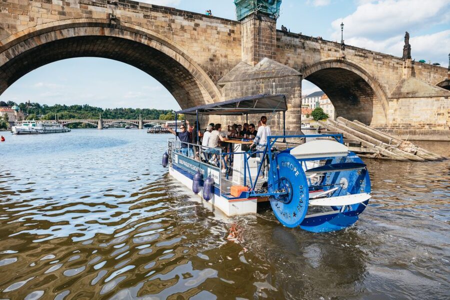 Prague: Swimming Beer Bike on A Cycle Boat - Key points to know before you book