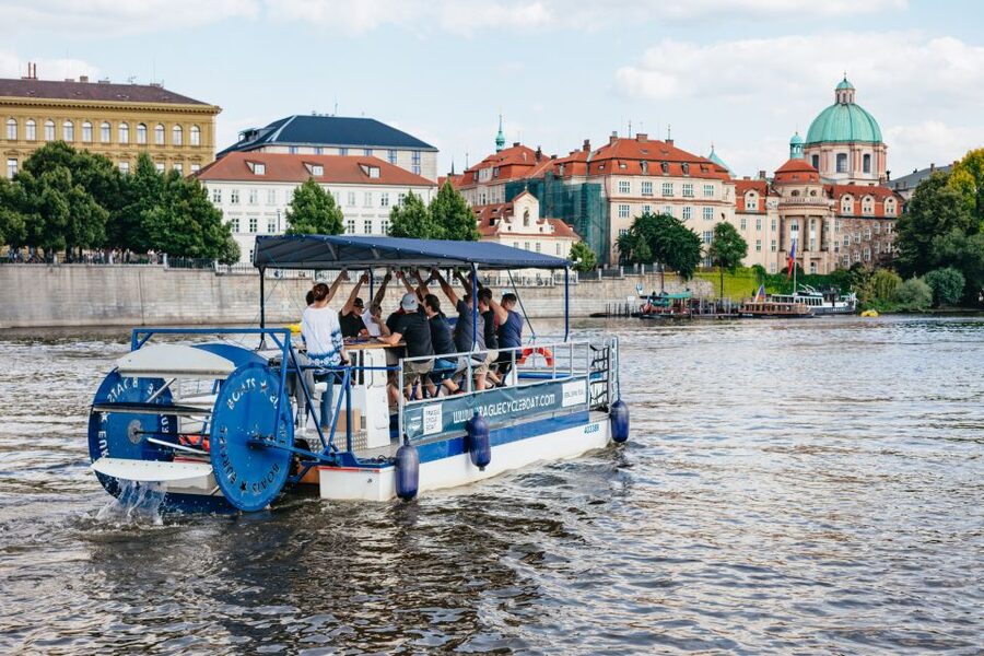 Prague: Swimming Beer Bike on A Cycle Boat - Who will enjoy the 90-minute ride most