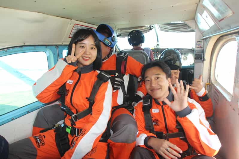 Prague: Tandem Skydiving 14,000ft over Prague with Transfers - The sightseeing flight before the exit