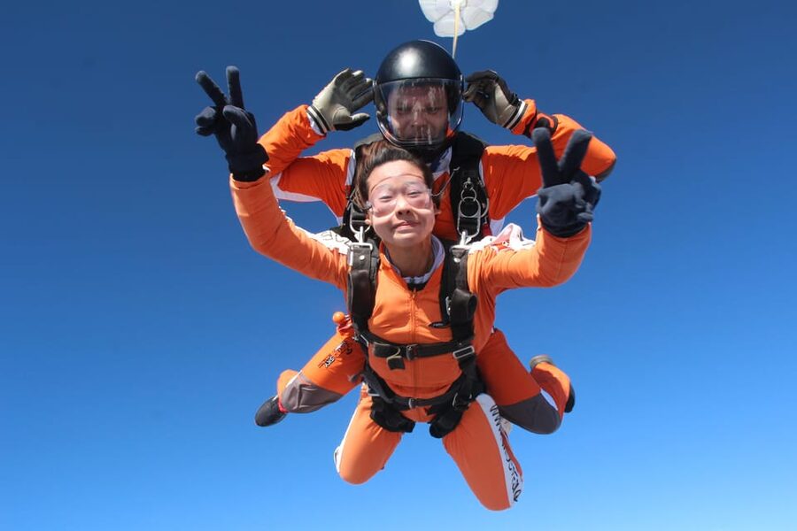Prague: Tandem Skydiving 14,000ft over Prague with Transfers - One minute of free fall at about 200 kph