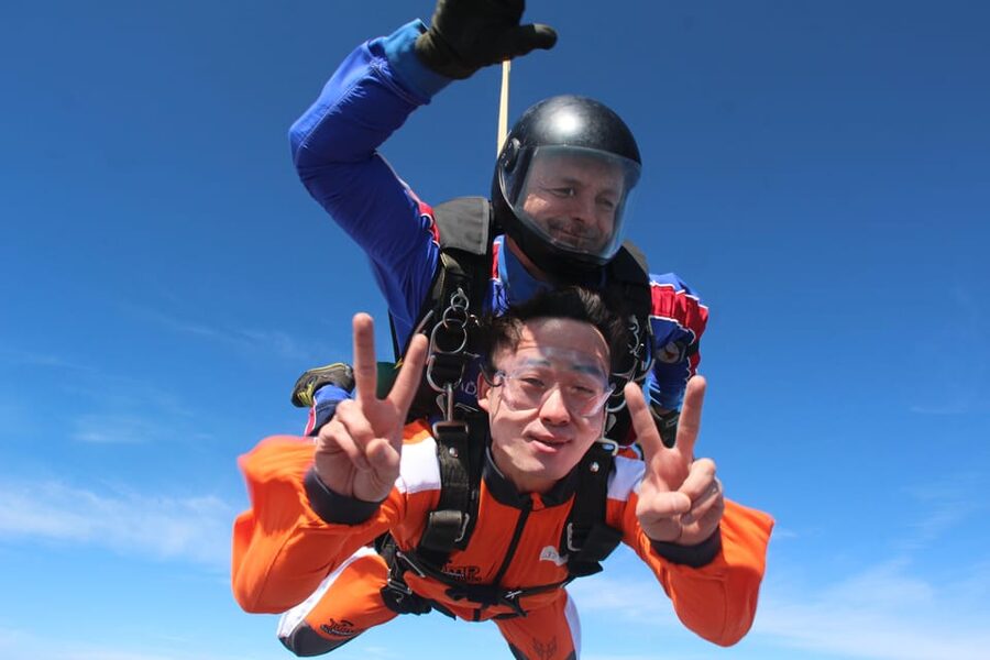 Prague: Tandem Skydiving 14,000ft over Prague with Transfers - Seven quiet minutes beneath the parachute