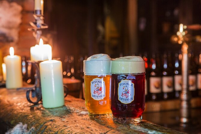 Prague to Detenice Medieval Castle, Brewery and Dinner Experience - Dětenice Brewery: old methods and two unpasteurized beers