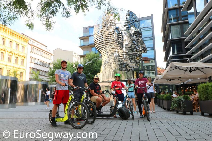 Prague: Tour by Electric Scooter or Cruiser eBike - How the two-hour schedule feels