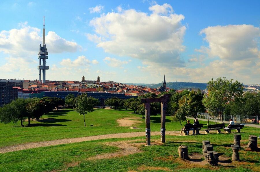 Prague TV Observatory Tower Audio Guide with Online Ticket - Bubble chairs make the second capsule more relaxed
