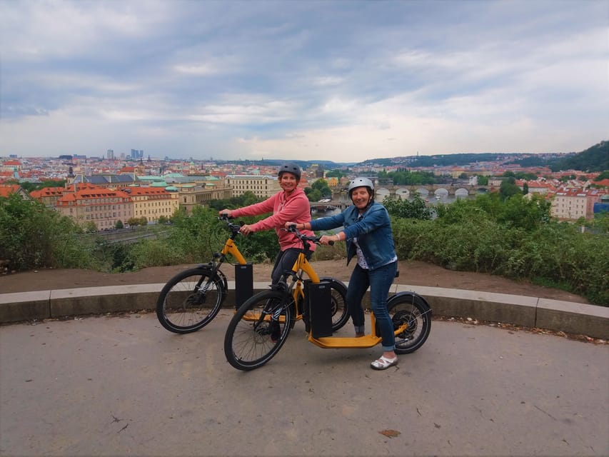 Prague Ultimate e-Scooter City Tour - Across the Mánes Bridge to the Jewish Quarter