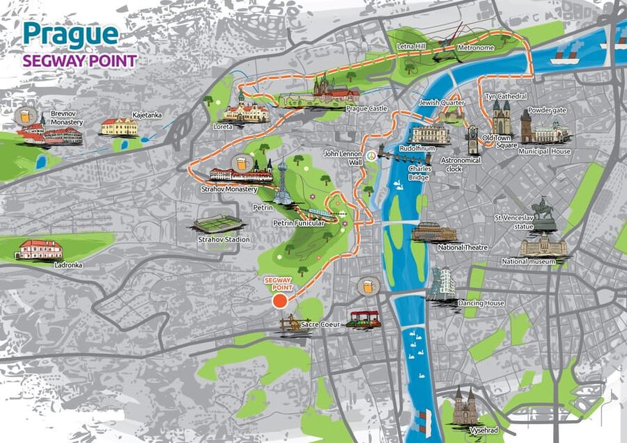 Prague Ultimate e-Scooter City Tour - What the price includes at $78