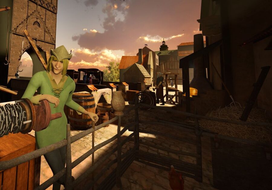 Prague: Virtual-Reality Time-Travel Experience to 1593 - Why the free-roaming format matters