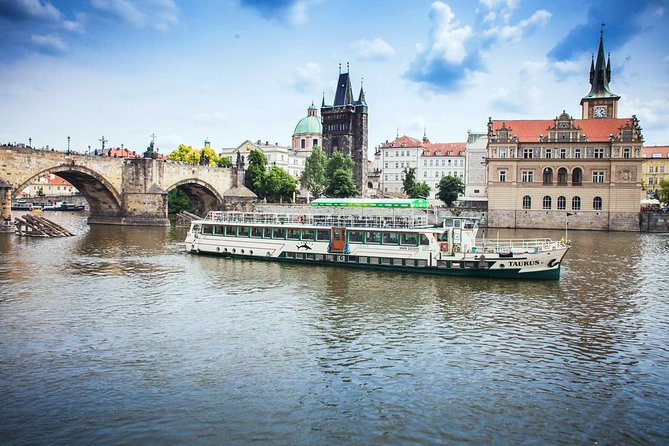 Prague Vltava River Lunch Cruise - Prague Castle from below