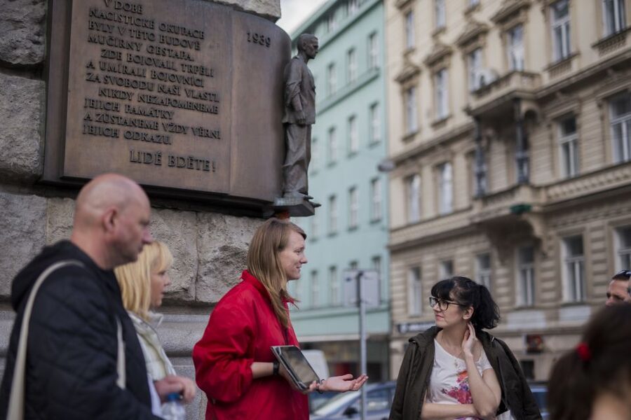 Prague: World War 2 and Operation Anthropoid Walking Tour - Charles Square and the route toward the last stand