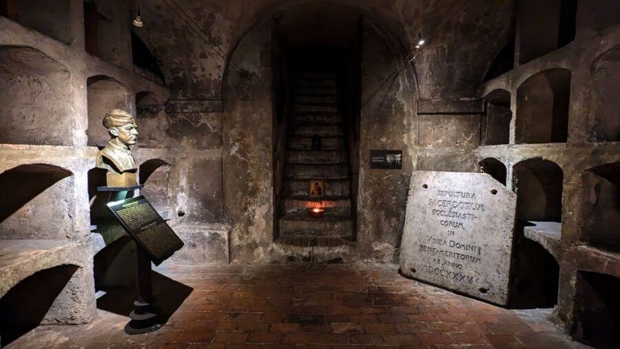 Prague: WWII Guided Tour & The Crypt of Operation Anthropoid - Reaching the Saints Cyril and Methodius Cathedral