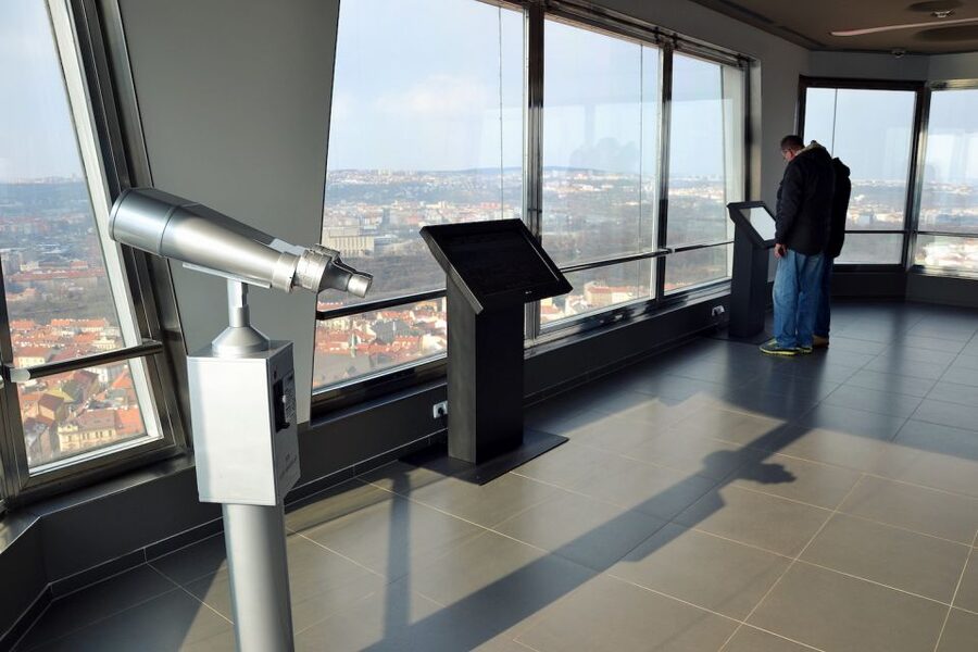 Prague: Žižkov TV Tower Observatory Entry Ticket - Evening visits, winter conditions, and busy periods