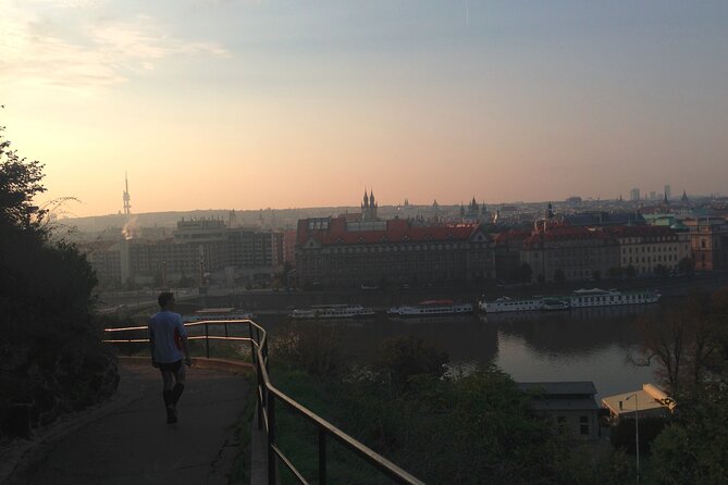 Private Custom Running Tour around Prague - Charles Bridge after the crowds