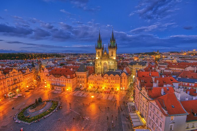 Private & Personalized Prague Night Tour with a Local Guide - Castle views as the evening begins