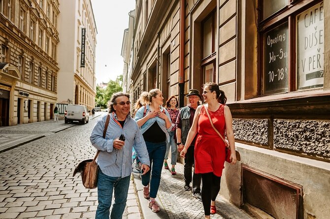 Private Prague City Highlights Tour with a Stop at a Czech Cafe - Crossing the Vltava on Charles Bridge