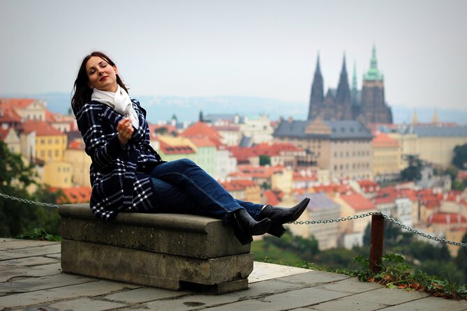 Private Prague Photoshoot for Individuals, Couples and Families - Starting at Old Town Square and the Astronomical Clock