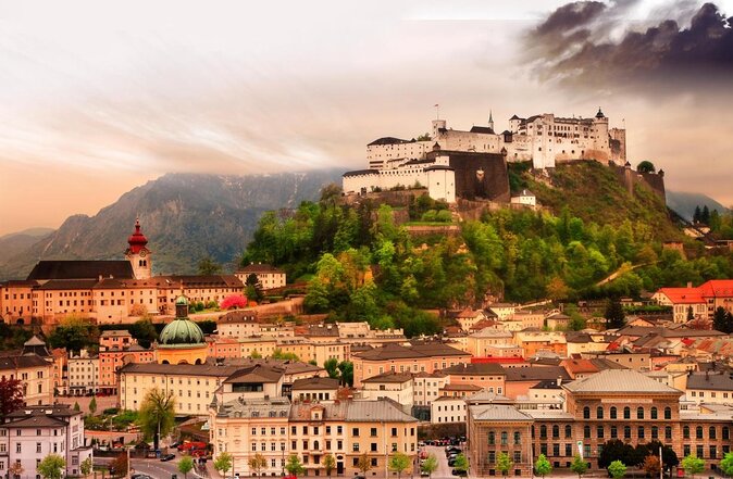 Private Prague to Salzburg luxury car via Cesky Krumlov 5<em> guide – Key points at a glance’ /></p>
<ul>
<li><strong>A practical Prague to Salzburg transfer:</strong> Pickup in Prague and drop-off in Salzburg make this useful for travelers changing cities.</li>
<li><strong>Hluboka Castle from the outside:</strong> See the Tudor-inspired neo-Gothic exterior and gardens, with an optional interior visit from April through October.</li>
<li><strong>A short Budvar stop:</strong> Pause at the original Budweiser Budvar brewery visitor center in Ceske Budejovice.</li>
<li><strong>Cesky Krumlov with a private guide:</strong> Explore the castle grounds, gardens, views, historic center, churches, and old houses.</li>
<li><strong>Food and refreshments included:</strong> Lunch with a main dish and drink comes with coffee or tea, cake, and bottled water.</li>
<li><strong>A small, personal experience:</strong> Only your party takes part, with a professional licensed guide-driver.</li>
</ul>
<h2>Why this transfer makes sense</h2>
<p><img width="669" height="446" decoding="async" src=