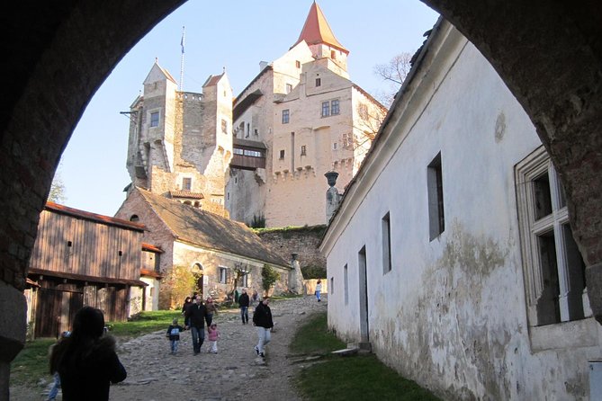 PUNKVA CAVES, ABYSS and PERNSTEJN CASTLE =only from Apr to Sep - Looking down into the Macocha Abyss