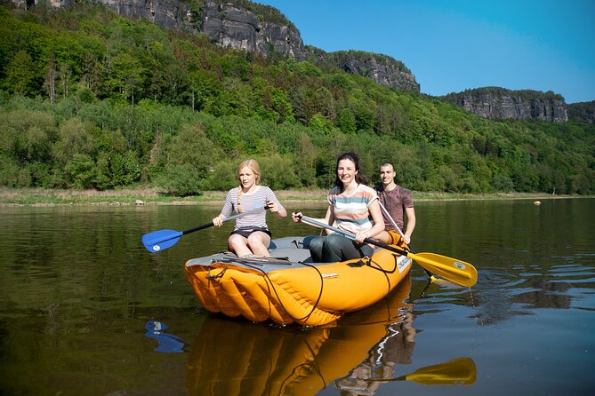 Rafting from Děčín to Bad Schandau and back on bikes - Equipment checks are worth two minutes