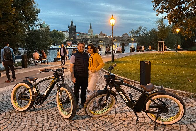 Retro Style E-Bike Night Tour in Prague - Live Guided - Why an e-bike works so well in Prague