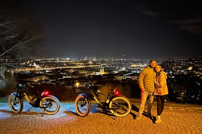 Retro Style E-Bike Night Tour in Prague - Live Guided - Letna Park and Prague’s five-bridge view