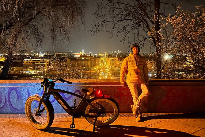 Retro Style E-Bike Night Tour in Prague - Live Guided - Prague Castle and Strahov Monastery
