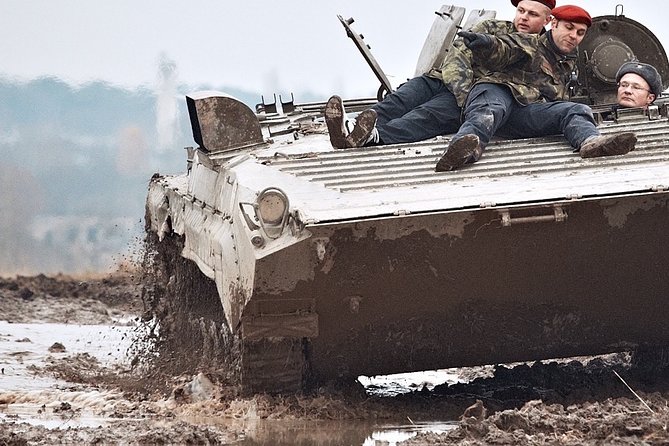Ride in a BMP tank and military garage tour Prague - Who will get the most from this tour