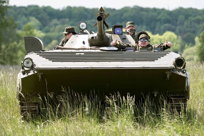 Ride in a BMP tank and military garage tour Prague - Booking details worth checking first