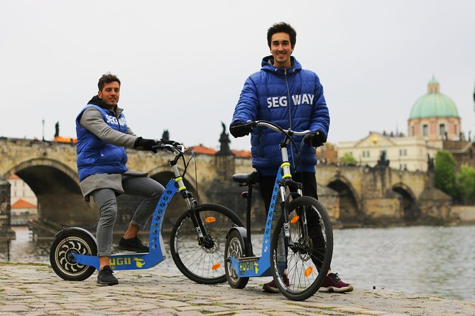 Scenic Panoramic views e-Scooter/ eBike Guided Tour of Prague - Starting beside Charles Bridge in Lesser Town