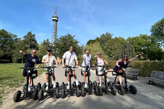 Scooter tours to Prague Castle and views. - A short look at the Vltava and Charles Bridge