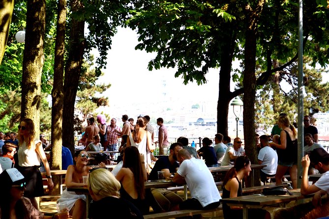 Sunny Beer garden tour - The Academy of Fine Arts beer garden