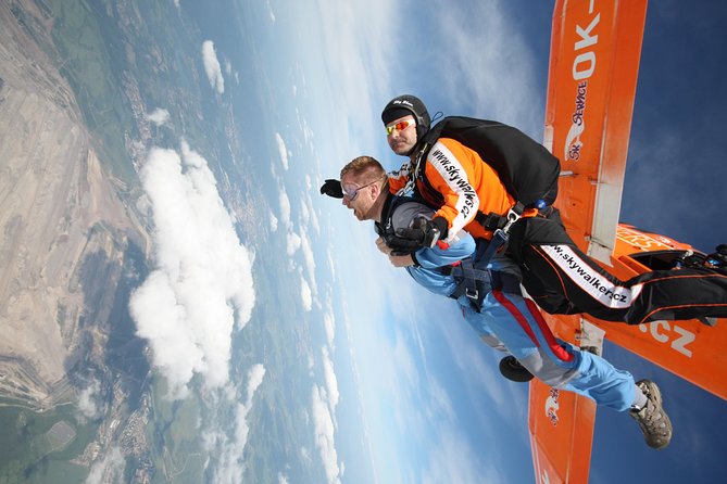 Tandem Skydiving Adventure in Prague - The ride to the airfield and the first views