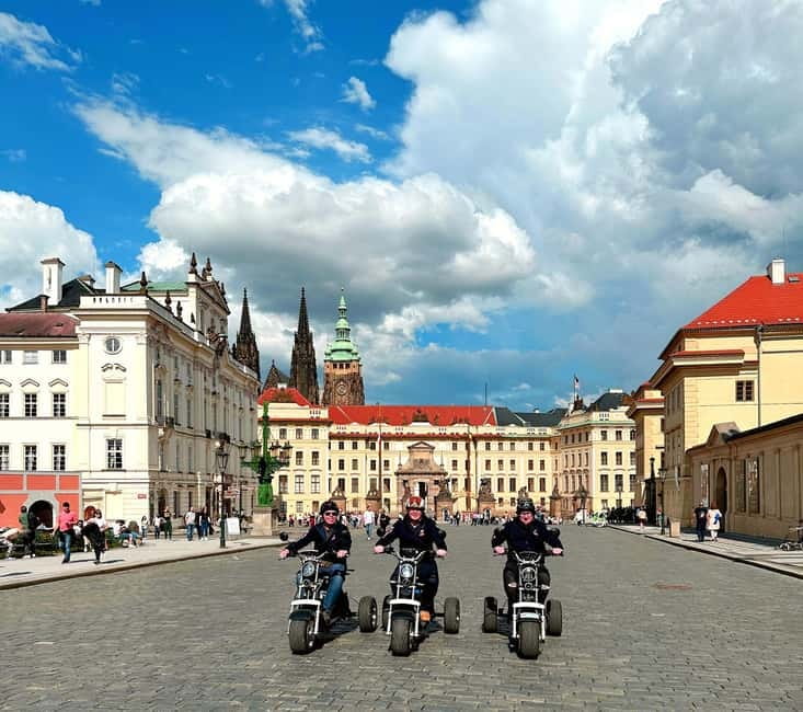 The best Trike Bike Prague city tour - Starting near the Japanese Embassy in Malá Strana