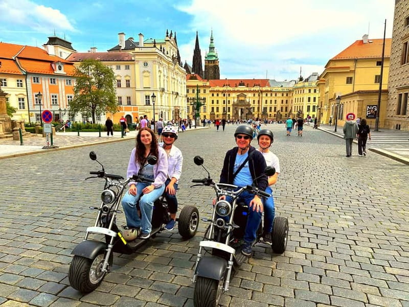 The best Trike Bike Prague city tour - Rolling beside Lennon Wall