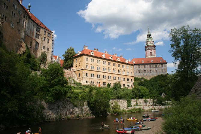 Trip to Cesky Krumlov from Prague - Baroque gardens and the castle tower
