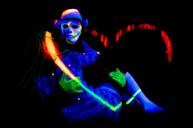 Underground Black Light Theatre Interactive Show in Prague - Entering HILT’s 50-seat historic room