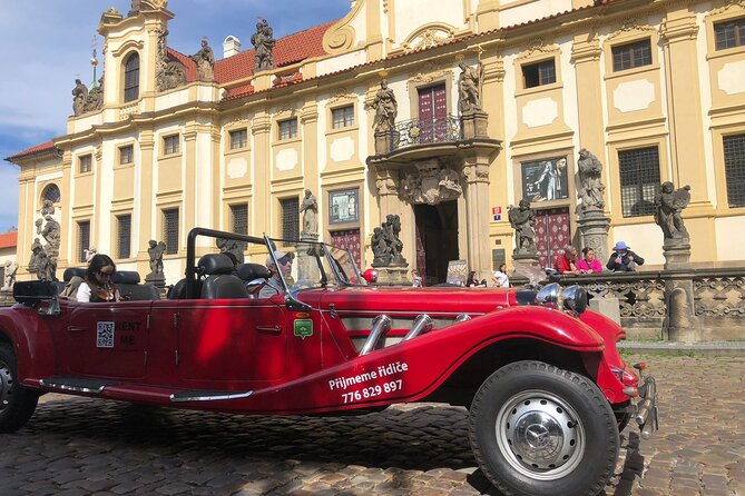 Vintage Cars Prague - Grand City Tour 150min / 1-6 pers. 2,5hrs - Churches, concert halls, and Prague’s cultural side
