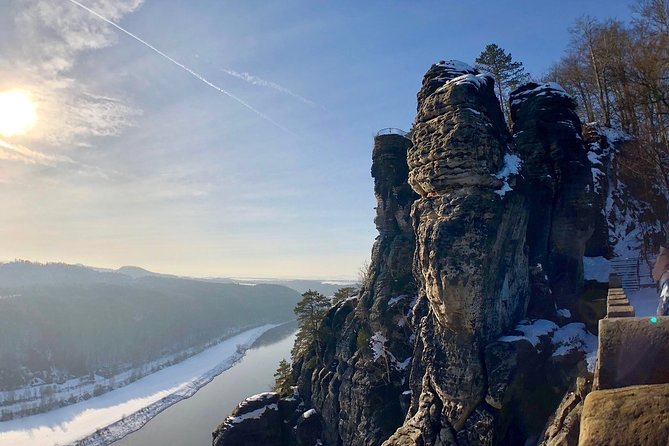 Winter Fairytale The BEST of Bohemian & Saxon Switzerland Hiking Tour - Bohemian Switzerland National Park in winter