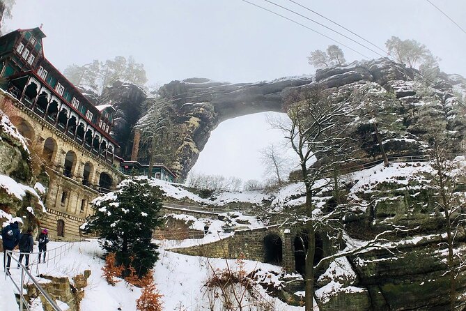Winter Fairytale The BEST of Bohemian & Saxon Switzerland Hiking Tour - Lunch in Hrensko